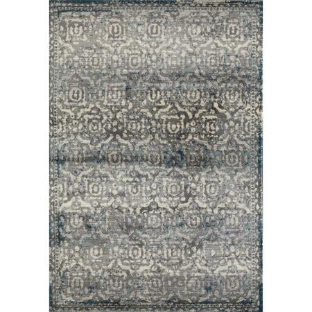 ART CARPET 5 X 8 Ft. Novi Collection Morocco Woven Area Rug, Gray 21506